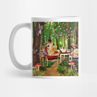 Tea party with Monsieur cat Mug